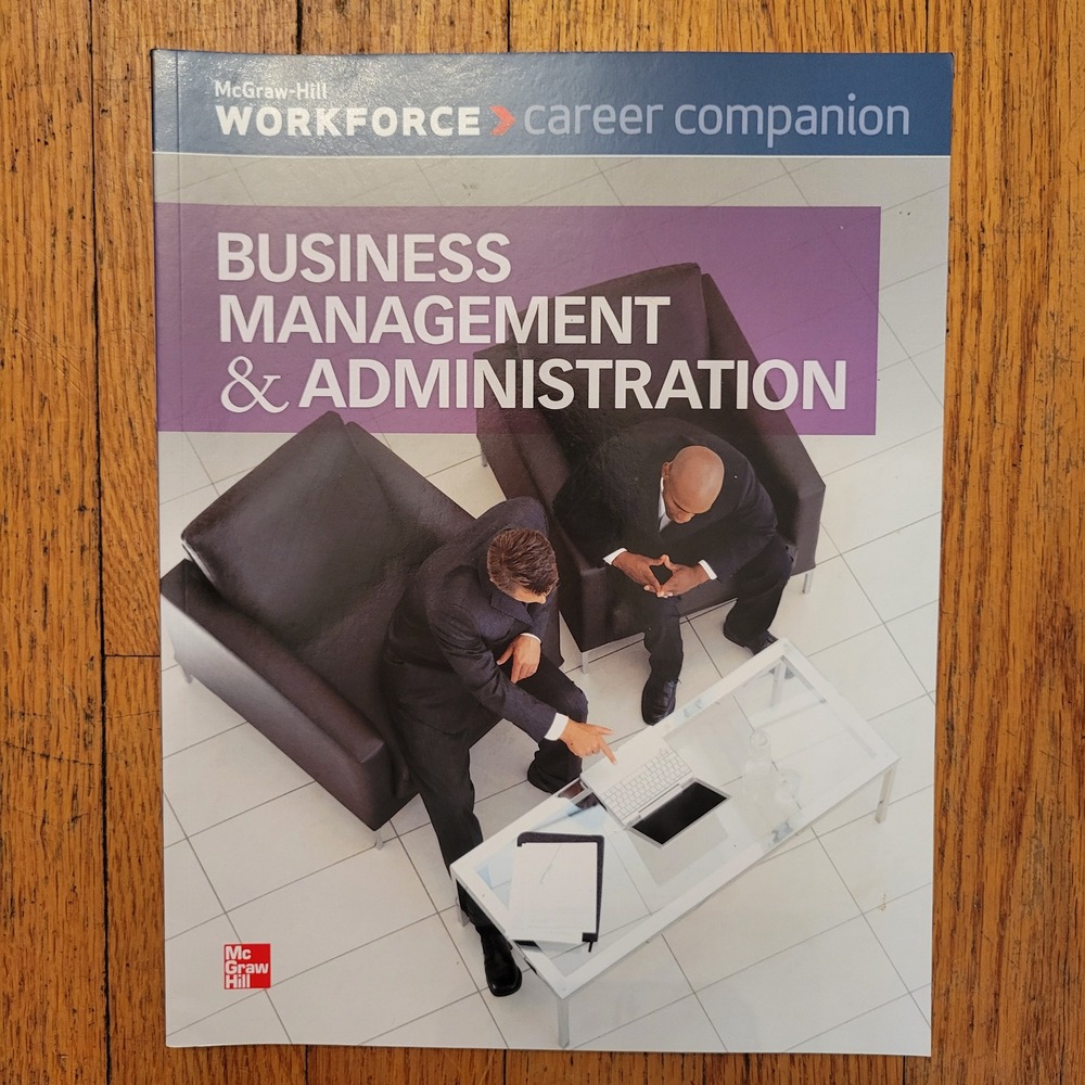 McGraw Hill Workforce Career Companion Business Management Administration Book